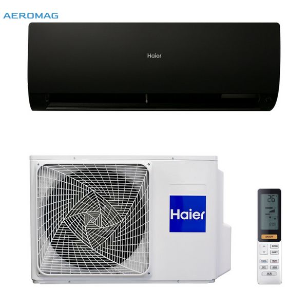 Кондиционер инверторный Haier Flexis Inverter WI-FI AS25S2SF1FA-BH1/1U25MEHFRA-1 (matt black/матовый чорный) AS25S2SF1FA/1U25MEHFRA-1  фото